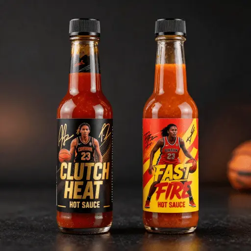 Hot sauce product example