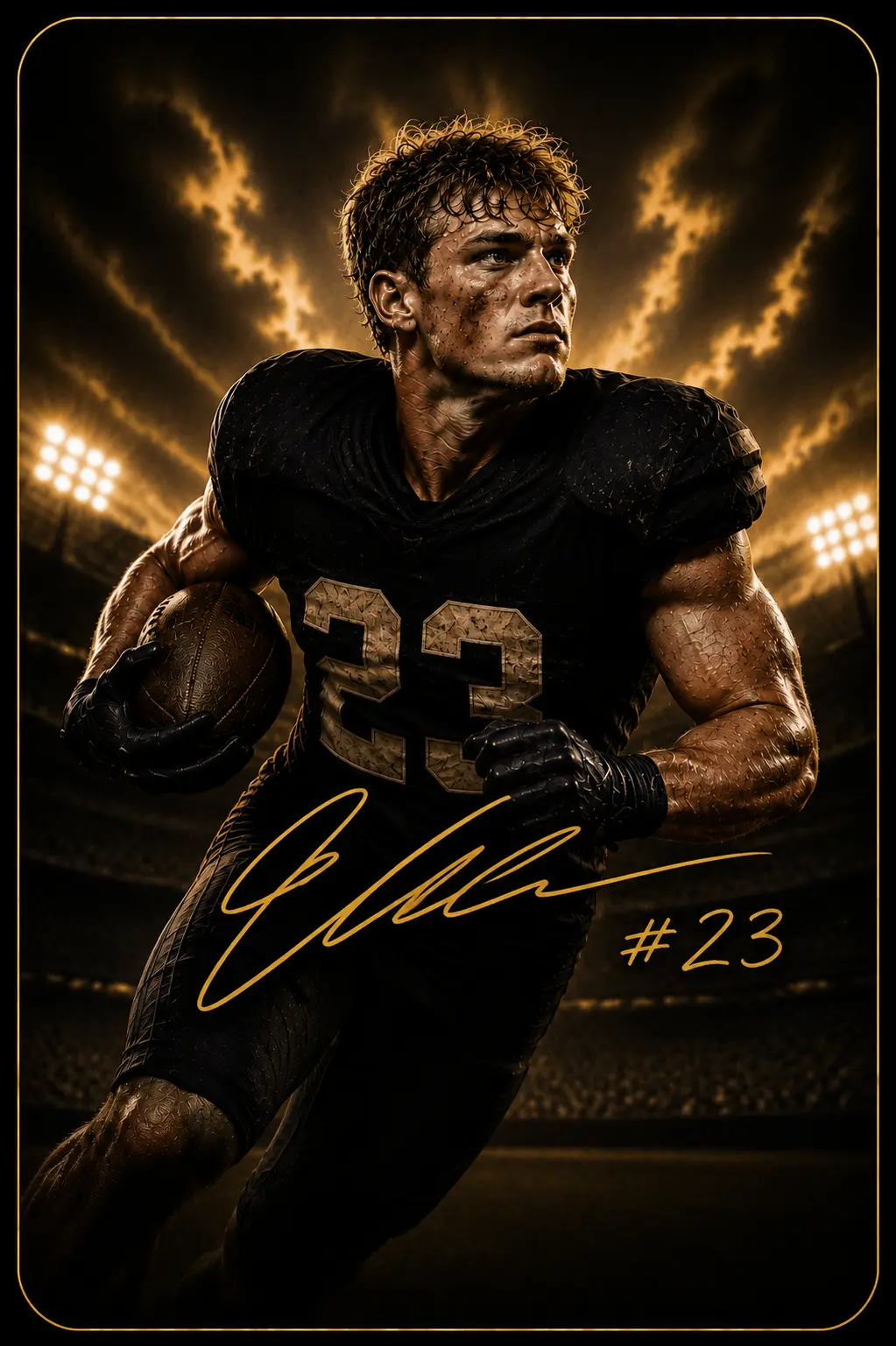 Athlete product brand example